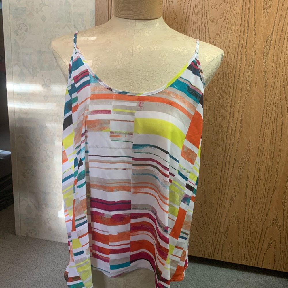 NWT Apt 9 camisole multicolored print tank top